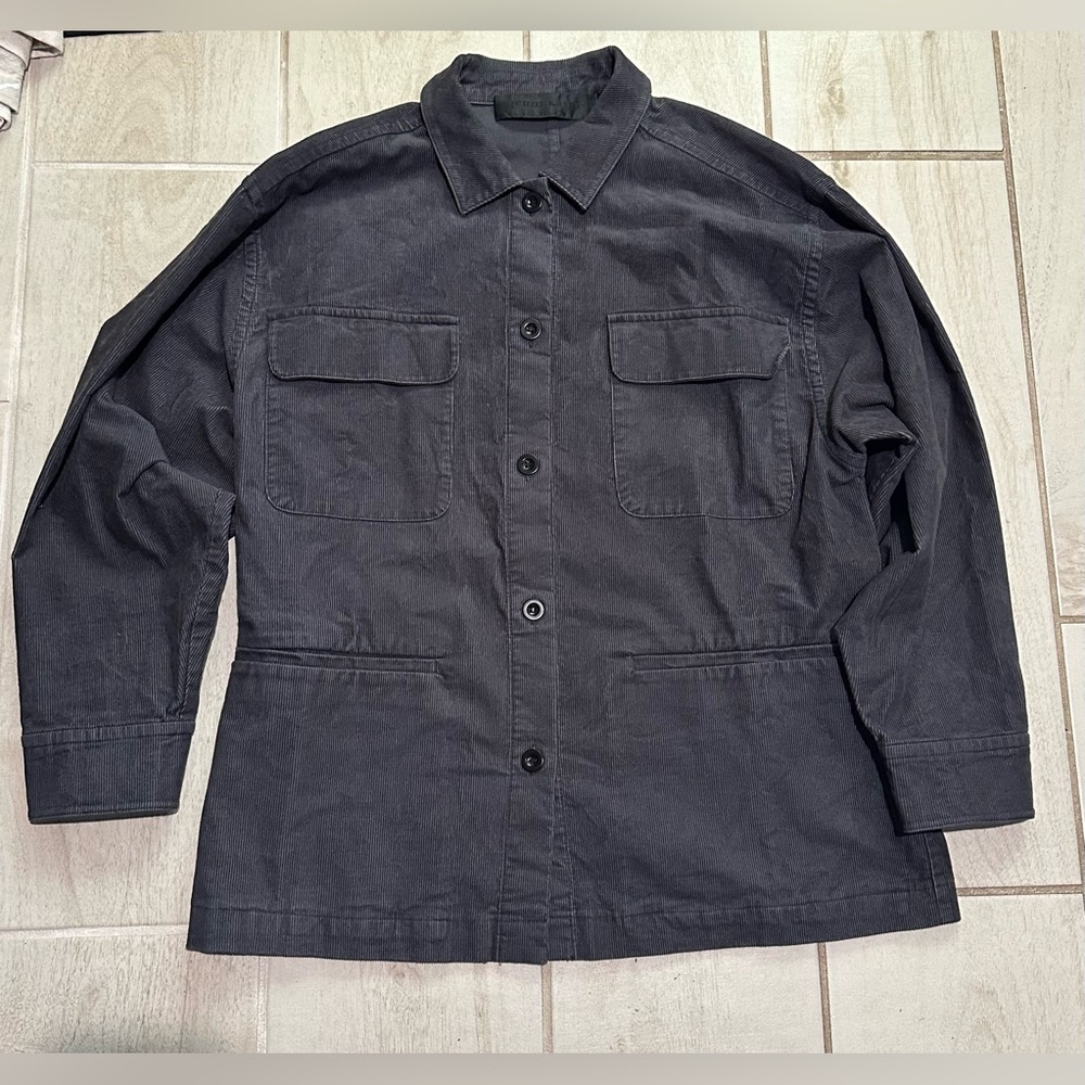 Jenni Kayne Corduroy Ranger Jacket Medium Washed Black